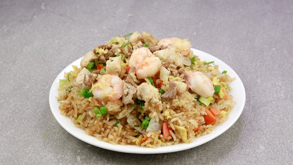 House special fried rice, the owner's own photo on another of their DoorDash listings