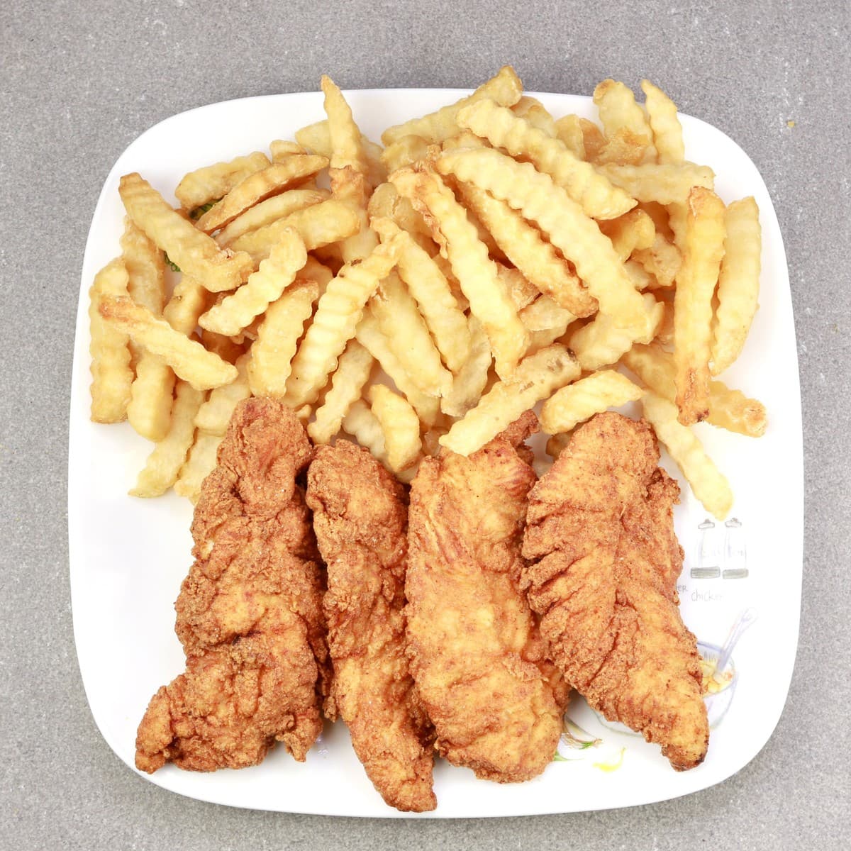Chicken Tenders & Fries (before)